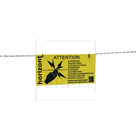 Warnschild "Vorsicht Elektrozaun"